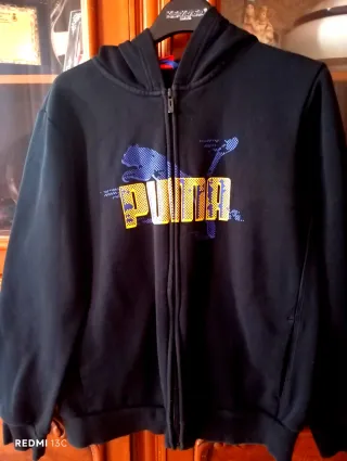 Felpa con cappuccio Puma zip intera