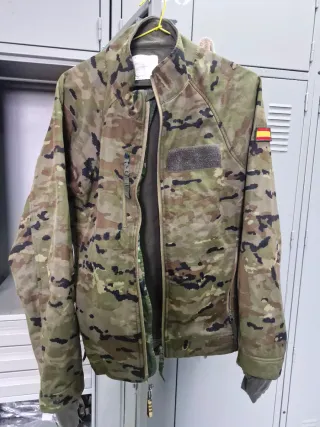 Chaqueta Camuflaje Militar Forro Polar