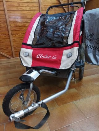 Carrito bici 2 plazas Ecobike