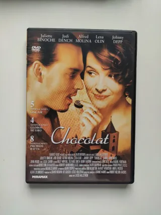 Películas DVD (Chocolat, Pulp Fiction, etc.