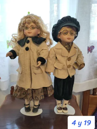 Lote de Muñecas Porcelana Colección