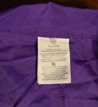 DISFRAZ DE JOKER CON MÁSCARA REALISTA - Talla XL