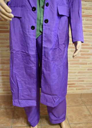 DISFRAZ DE JOKER CON MÁSCARA REALISTA - Talla XL