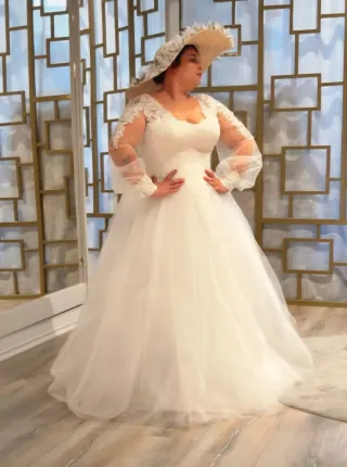 Vestido de Novia Talla Grande 52-54