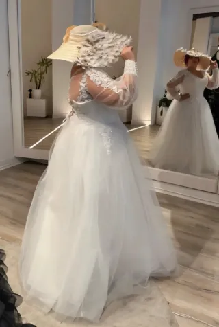 Vestido de Novia Talla Grande 52-54