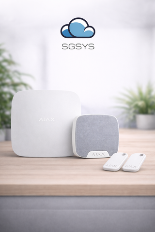 Kit AJAX Hub 2 4G, HomeSiren, 2 Tag