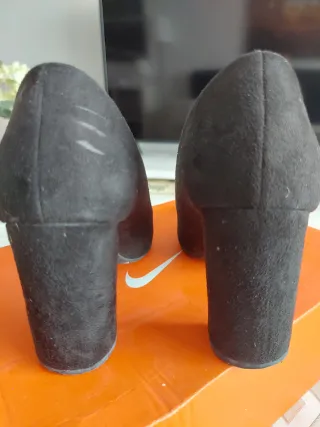 Zapatos tacón negros talla 37
