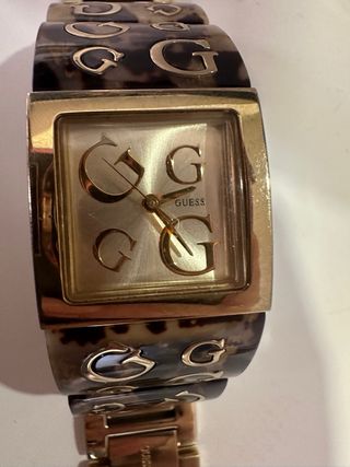 Reloj Guess Mujer Dorado y Marrón