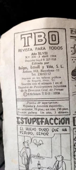 220 revistas TBO años 60
