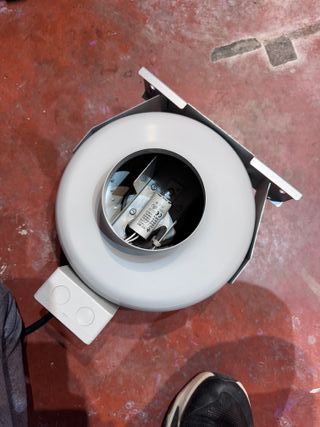 Extractor Intractor 100mm Cultivo Interior 200m3h