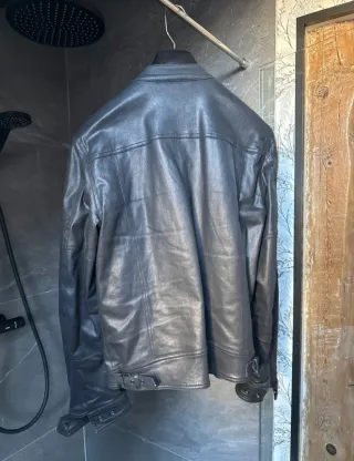 Chaqueta Belstaff V Racer Cuero Negra