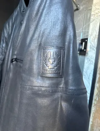 Chaqueta Belstaff V Racer Cuero Negra