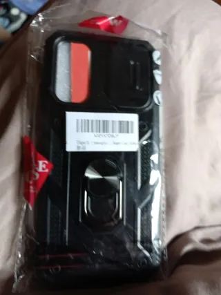 Custodia Samsung A14 Nera con Supporto