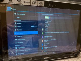 Tablet Acer A3-A10 Negra
