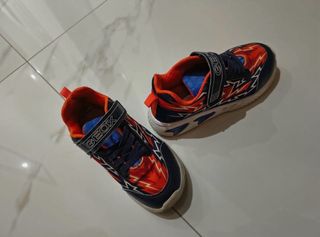 Scarpe Geox bambino lampi blu/arancio