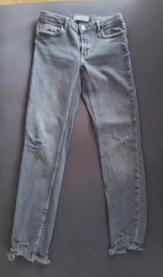 Pantalón vaquero negro niña Talla 10