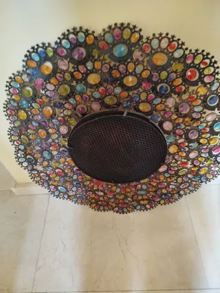 Marco de espejo decorativo Multicolor