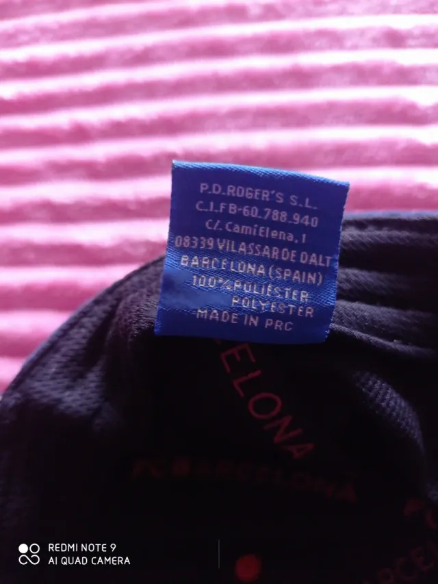 Gorra FC Barcelona Rayas Azul/Rojo