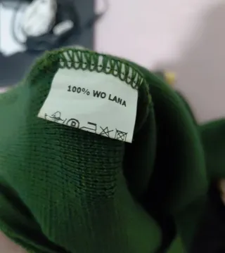 Maglia vintage lana collo particolare con fibbia