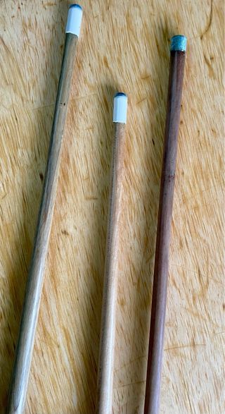 Tacos de billar de madera