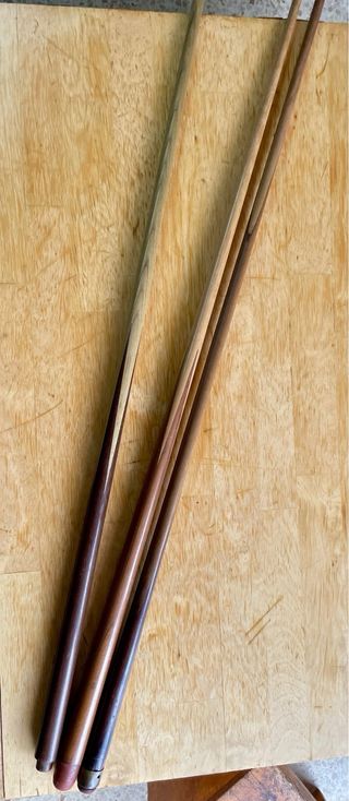 Tacos de billar de madera