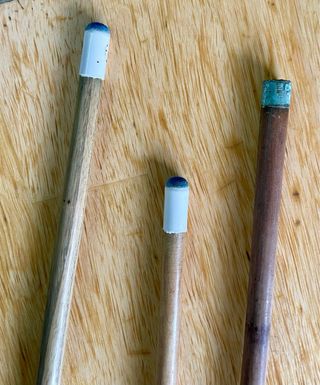 Tacos de billar de madera