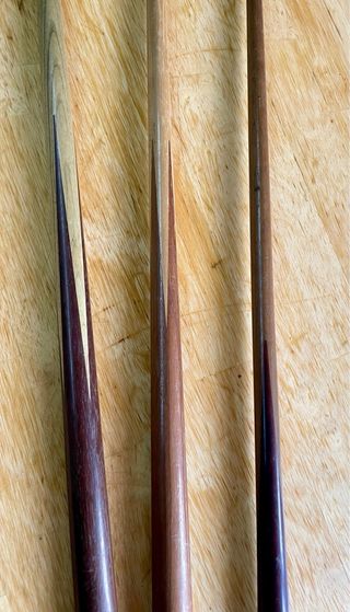 Tacos de billar de madera