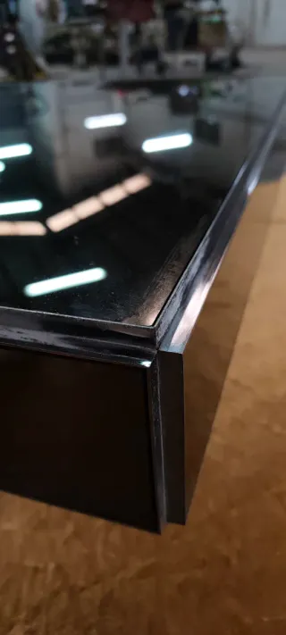 Mesa Centro Diseño Espejo Años 80