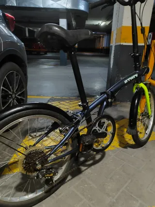 Bicicleta plegable Btwin 6 velocidades