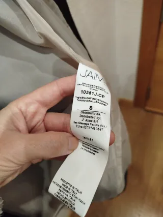 Abrigo fiesta diseño italiano