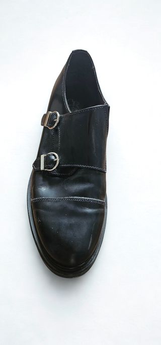 Zapatos Carla Rosetti Negros Doble Hebilla