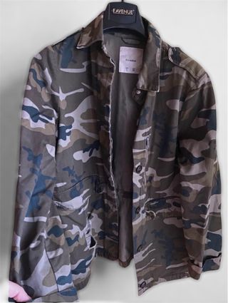 Giacca militare Pull&Bear camouflage taglia M