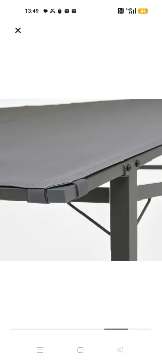 Pérgola Cenador Gris Oscuro Ikea