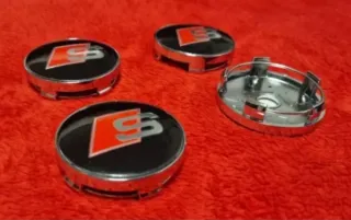 Audi TAPAS CENTRO LLANTA BUJE EMBLEMA S