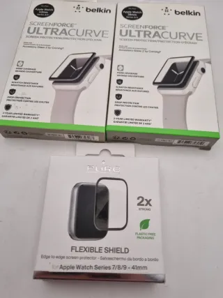 Protectores Pantalla Apple Watch Belkin y Puro