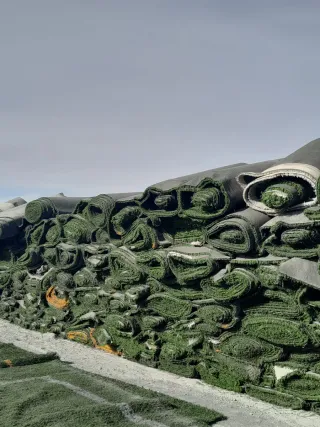 Césped artificial reciclado