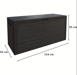 ¡OFERTA! Baúl exterior de jardín 280L Nuevo