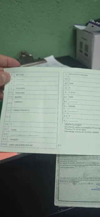 Ford Transit Doble Cabina - Bomba Gasoil