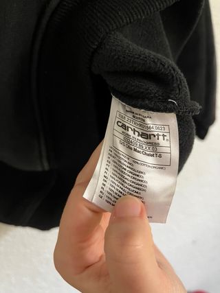Sudadera Carhartt Negra