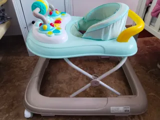 Andador bebé mint con juguetes