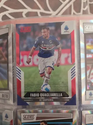 Panini Score Fabio Quagliarella Serie A