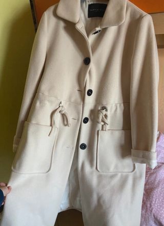 Cappotto Patti & Co Beige Taglia M