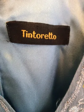 Vestido de ceremonia azul