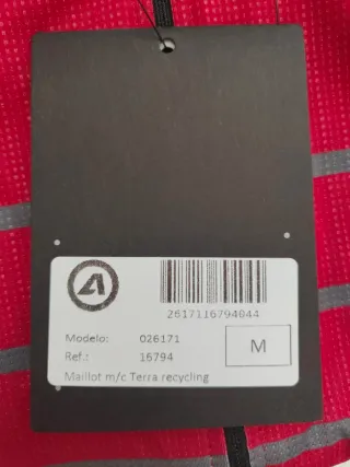 Maillot Atika Terra Recycling Rojo Talla M