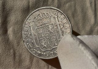Moneda 8 Reales Plata Carlos IV 1789