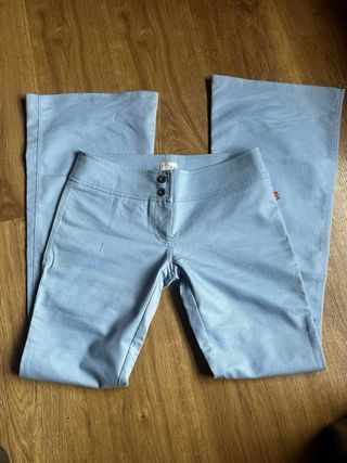 Pantalón Bershka Y2K Azul