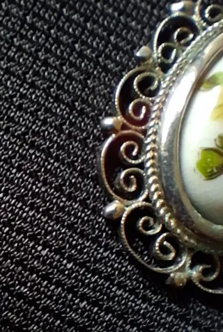 Pendente vintage floreale Made in Italy