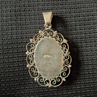 Pendente vintage floreale Made in Italy