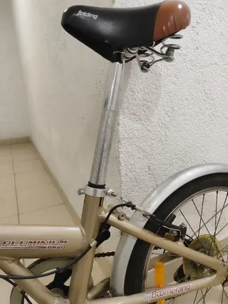 Bicicleta Plegable Boomerang Aluminio
