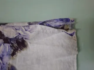 Camisa RAGUSSA floral morada lino